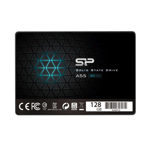 Dysk SSD Silicon Power A55 128GB 2.5" SATA3 (460/360) 3D NAND, 7mm SILICON POWER Dysk SSD Silicon Power A55 128GB 2.5" SATA3 (460/360) 3D NAND, 7mm SILICON POWER