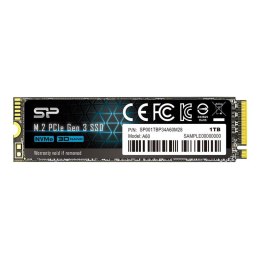 Dysk SSD Silicon Power A60 1TB M.2 PCIe Gen3x4 NVMe (2200/1600 MB/s) 2280 SILICON POWER