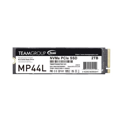 Dysk SSD Team Group MP44L 2TB M.2 PCIe NVMe Gen4 x4 (4800/4400) Team Group