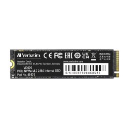 Dysk SSD Verbatim Vi3000 2TB M.2 PCIe Gen3 NVME 2280 (3300/3000 MB/s) Verbatim
