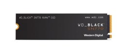 Dysk SSD WD Black SN770 500GB M.2 2280 PCIe NVMe (5000/4000 MB/s) WDS500G3X0E Western Digital