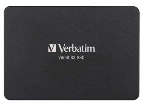 Dysk SSD wewnętrzny Verbatim Vi550 S3 256GB 2.5" SATA III czarny Verbatim