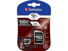 Karta pamięci MicroSDXC Verbatim 128GB Class 10 + adapter Verbatim
