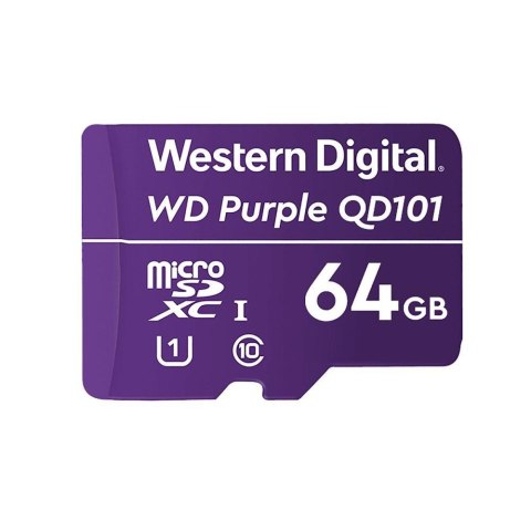 Karta pamięci WD Purple WDD064G1P0C 64GB QD101 Ultra Endurance MicroSDXC UHS-1 Class10 Western Digital
