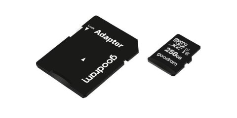 Karta pamięci microSDXC GOODRAM 256GB M1AA-2560R12 cl 10 UHS-I + adapter Goodram Karta pamięci microSDXC GOODRAM 256GB M1AA-2560R12 cl 10 UHS-I + adapter Goodram