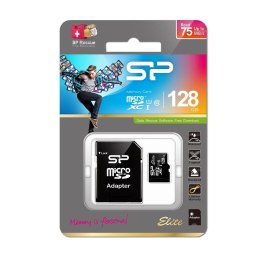 Karta pamięci microSDXC Silicon Power Elite 128GB Class 10, UHS-I, U1 + adapter SD SILICON POWER