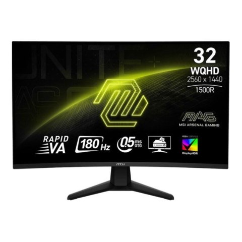 Monitor MSI 31,5" MAG 32CQ6F 2xHDMI DP MSI Monitor MSI 31,5" MAG 32CQ6F 2xHDMI DP MSI