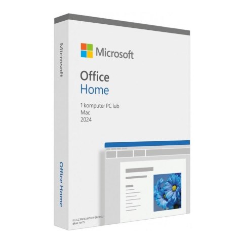 Oprogramowanie Microsoft Office Home 2024 PL EuroZone BOX Microsoft Oprogramowanie Microsoft Office Home 2024 PL EuroZone BOX Microsoft