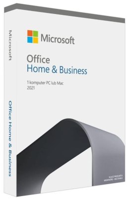 Oprogramowanie Office Home and Business 2021 Polish P8 EuroZone 1 License Medialess Microsoft