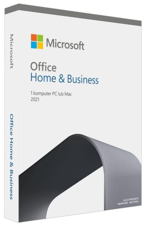 Oprogramowanie Office Home and Business 2021 Polish P8 EuroZone 1 License Medialess Microsoft