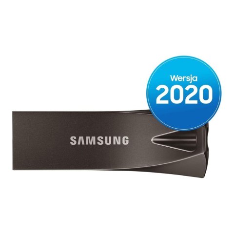 Pendrive Samsung BAR Plus 2020 256GB USB 3.1 Flash Drive 400 MB/s Titan Gray SAMSUNG Pendrive Samsung BAR Plus 2020 256GB USB 3.1 Flash Drive 400 MB/s Titan Gray SAMSUNG