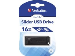 Pendrive Verbatim 16GB Slider USB 2.0 Verbatim