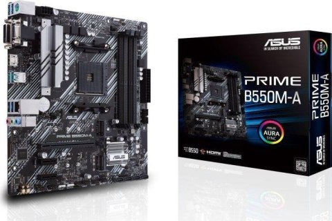 Płyta Asus PRIME B550M-A /AMD B550/SATA3/M.2/USB3.1/PCIe4.0/AM4/mATX Asus