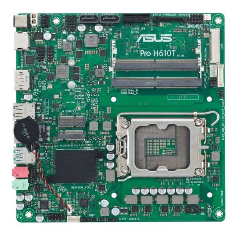 Płyta Asus Pro H610T-CSM /H610/DDR5/SATA3/M.2/USB3.1/s.1700/mITX Asus Płyta Asus Pro H610T-CSM /H610/DDR5/SATA3/M.2/USB3.1/s.1700/mITX Asus