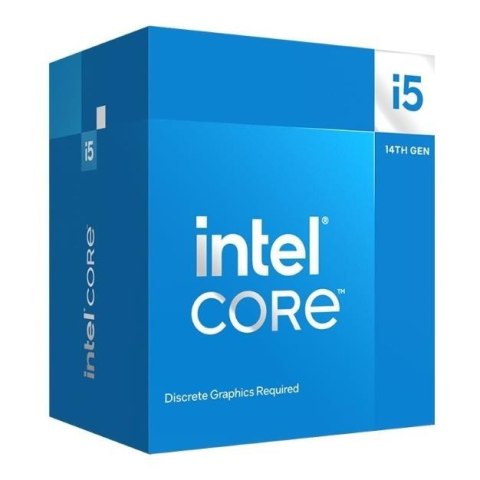 Procesor Intel® Core™ i5-14400F 2.5 GHz/4.7 GHz LGA1700 BOX Intel Procesor Intel® Core™ i5-14400F 2.5 GHz/4.7 GHz LGA1700 BOX Intel