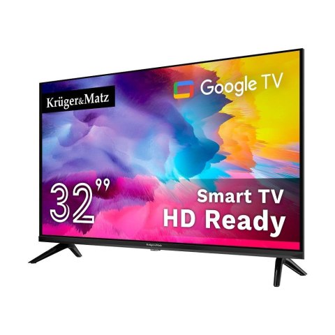 Telewizor Kruger&Matz 32" HD Google TV, DVB-T2/S2/T/C H.265 HEVC Kruger&Matz