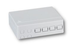 Gniazdo klienckie FTTH EFB-Elektronik FTTH-BOX-IN-5 wewnętrzne na 4 adaptery, naścienne lub na szynę DIN EFB-Elektronik