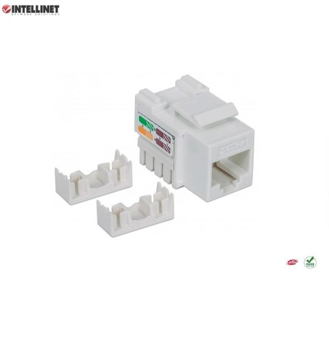 Moduł Keystone Intellinet RJ45 UTP Cat.5e, biały Intellinet