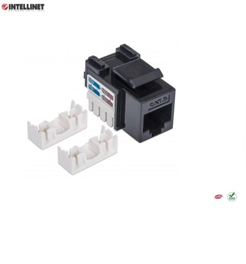 Moduł Keystone Intellinet RJ45 UTP Cat.6, czarny Intellinet