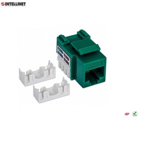 Moduł Keystone Intellinet RJ45 UTP Cat.6, zielony Intellinet