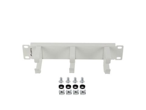 Organizer kabli Lanberg 19" 1U z 3 metalowymi uchwytami typ B Szary LANBERG Organizer kabli Lanberg 19" 1U z 3 metalowymi uchwytami typ B Szary LANBERG