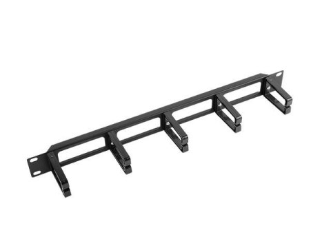 Organizer kabli Lanberg AK-1202-B 19" 1U z 5 plastikowymi uchwytami - typ B czarny LANBERG Organizer kabli Lanberg AK-1202-B 19" 1U z 5 plastikowymi uchwytami - typ B czarny LANBERG