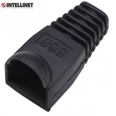 Osłonka Intellinet na RJ45, 10szt., czarna Intellinet