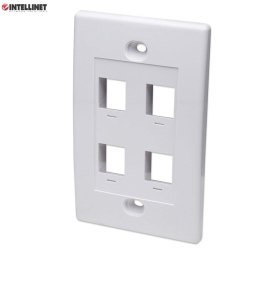 Panel 4-portowy Intellinet na moduły Keystone Intellinet
