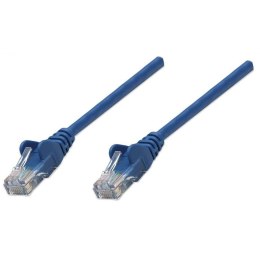 PatchCord 100% miedź Intellinet Cat.5e UTP, 0,5m, niebieski Intellinet