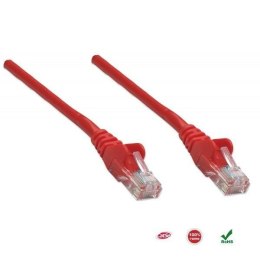 PatchCord 100% miedź Intellinet Cat.5e UTP, 2m, czerwony Intellinet