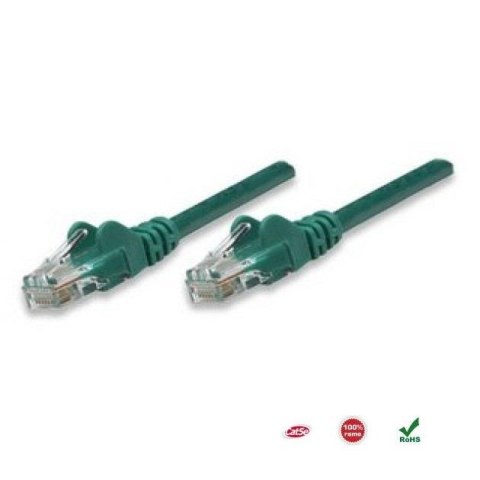 PatchCord 100% miedź Intellinet Cat.5e UTP, 3m, zielony Intellinet PatchCord 100% miedź Intellinet Cat.5e UTP, 3m, zielony Intellinet
