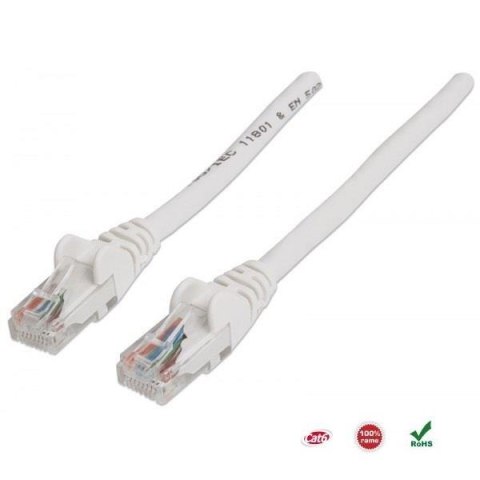 PatchCord 100% miedź Intellinet Cat.6 UTP, 1m, biały Intellinet