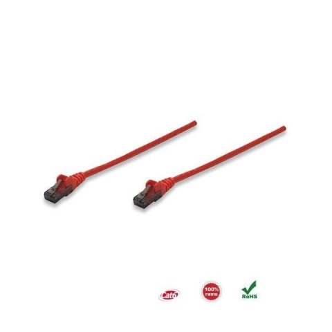 PatchCord 100% miedź Intellinet Cat.6 UTP, 1m, czerwony Intellinet PatchCord 100% miedź Intellinet Cat.6 UTP, 1m, czerwony Intellinet