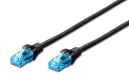 Patchcord DIGITUS UTP kat. 5e 15m PVC czarny Digitus