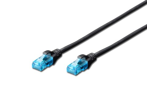 Patchcord DIGITUS UTP kat. 5e 3m PVC czarny Digitus