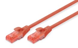 Patchcord DIGITUS UTP kat. 6 3m PVC czerwony Digitus