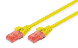 Patchcord DIGITUS UTP kat. 6 5m PVC żółty Digitus