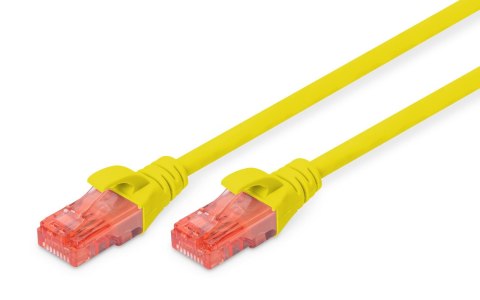 Patchcord DIGITUS UTP kat. 6 5m PVC żółty Digitus Patchcord DIGITUS UTP kat. 6 5m PVC żółty Digitus