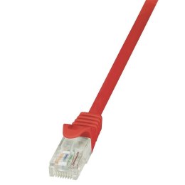 Patchcord LogiLink CP1014U CAT5e U/UTP 0,25m, czerwony LogiLink