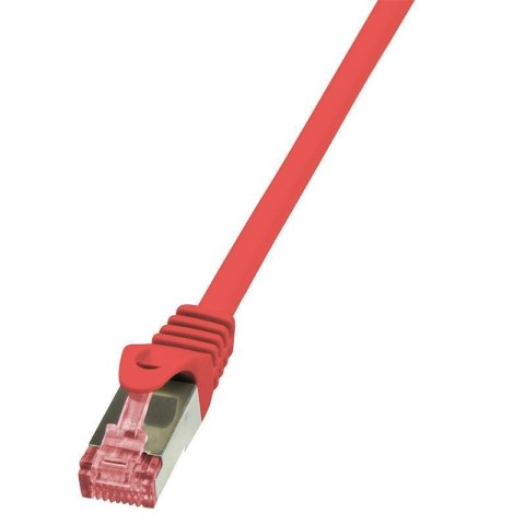 Patchcord LogiLink CQ2044S CAT.6 S/FTP 1,50m, czerwony LogiLink