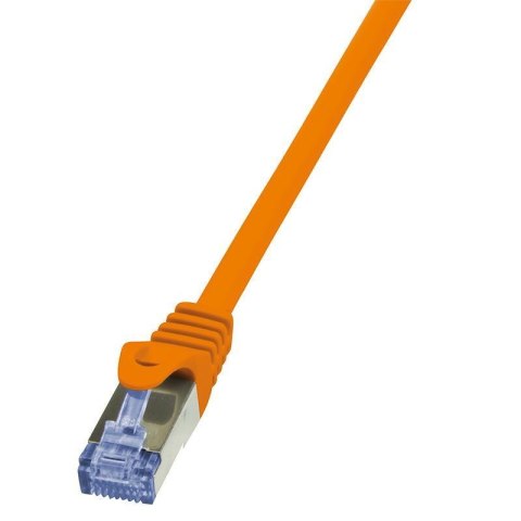 Patchcord LogiLink CQ3058S Cat.6A S/FTP 2m pomarańczowy LogiLink