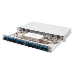 Przełącznica światłowodowa/Panel krosowy DIGITUS z wyposażeniem 19'' 1U, 24x SC dx, OS2, pigtaile, adaptery, tacki, wysuwany, sz Digitus
