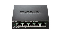 Switch niezarządzalny D-Link 5-portowy DES-105 Metal Box D-LINK