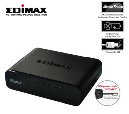 Switch niezarządzalny Edimax ES-5500G V3 5x10/100/1000 Mbps USB EDIMAX TECHNOLOGY