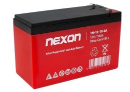 Akumulator żelowy Nexon TN-GEL-10 12V 10Ah - głębokiego rozładowania i pracy cyklicznej Nexon
