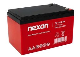 Akumulator żelowy Nexon TN-GEL-15 12V 15Ah - głębokiego rozładowania i pracy cyklicznej Nexon