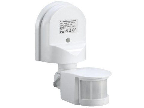 Czujnik ruchu zmierzchu Maclean MCE25 W ścienny biały 180° 1200W Maclean
