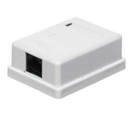 Gniazdo natynkowe kompletne 1xRJ45 8p8c UTP Cat6 LSA Netrack NETRACK