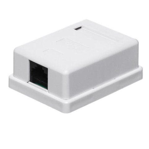 Gniazdo natynkowe kompletne 1xRJ45 8p8c UTP Cat6 LSA Netrack NETRACK Gniazdo natynkowe kompletne 1xRJ45 8p8c UTP Cat6 LSA Netrack NETRACK