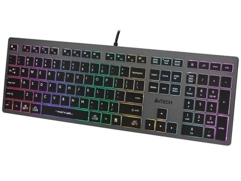 Klawiatura przewodowa A4Tech FSTYLER FX60H (Neon Backlit) czarno-grafitowa A4Tech